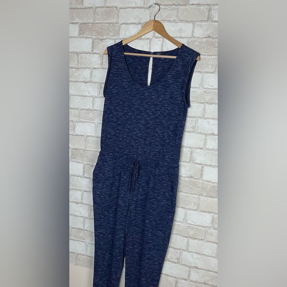 GAP Comet Blue Sleeveless Jumpsuit Size M - Picture 3 of 16